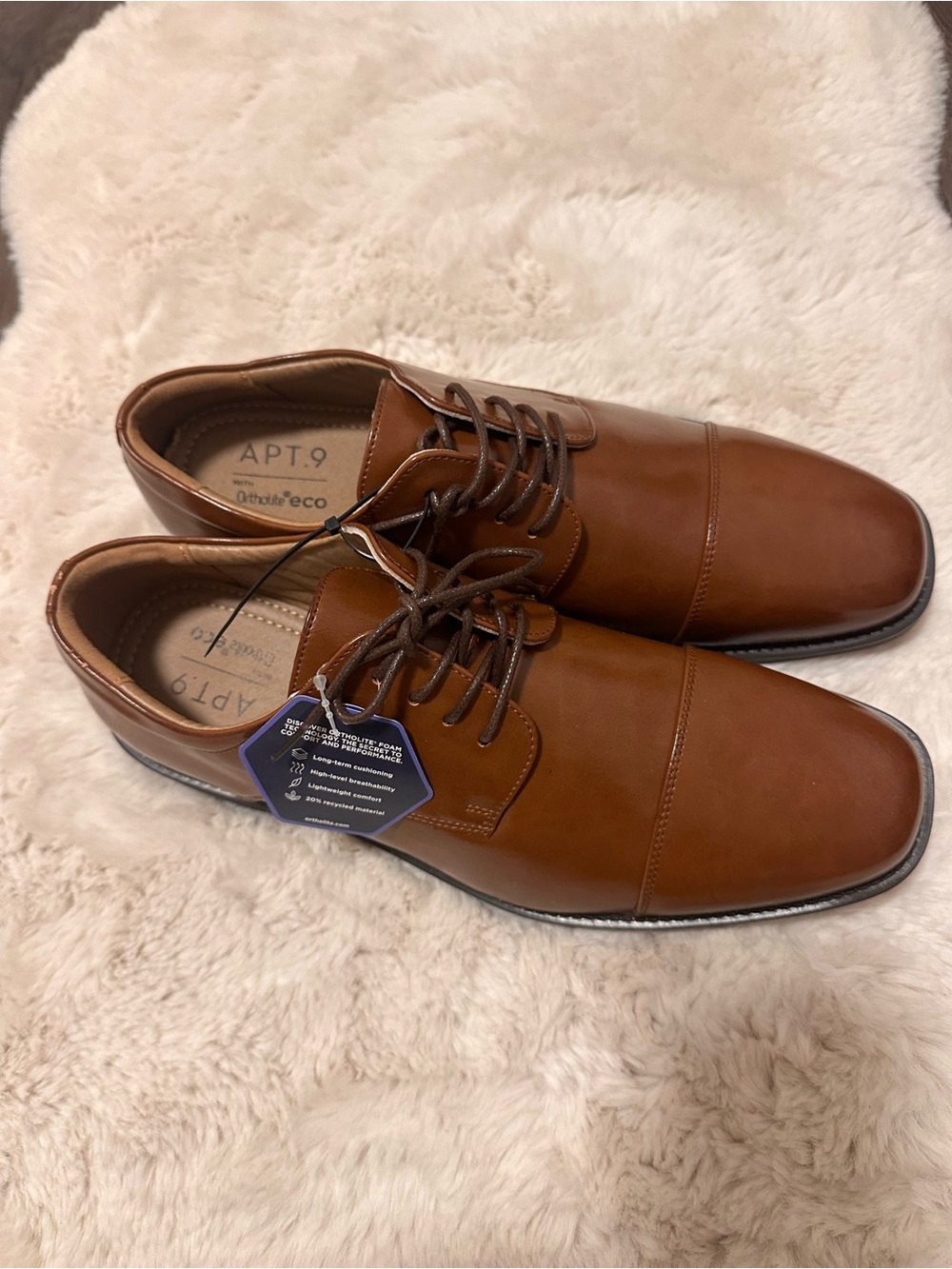 Apt. 9 Men’s Brown Dress Oxford Shoes 9.5 W